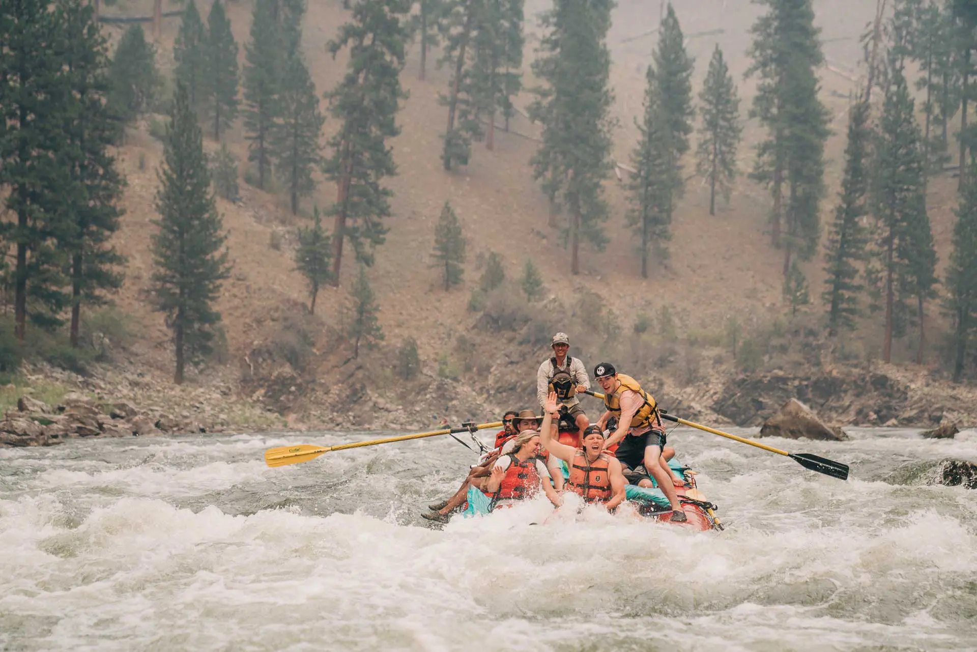 White Water Rafting on the Main Salmon River, Idaho