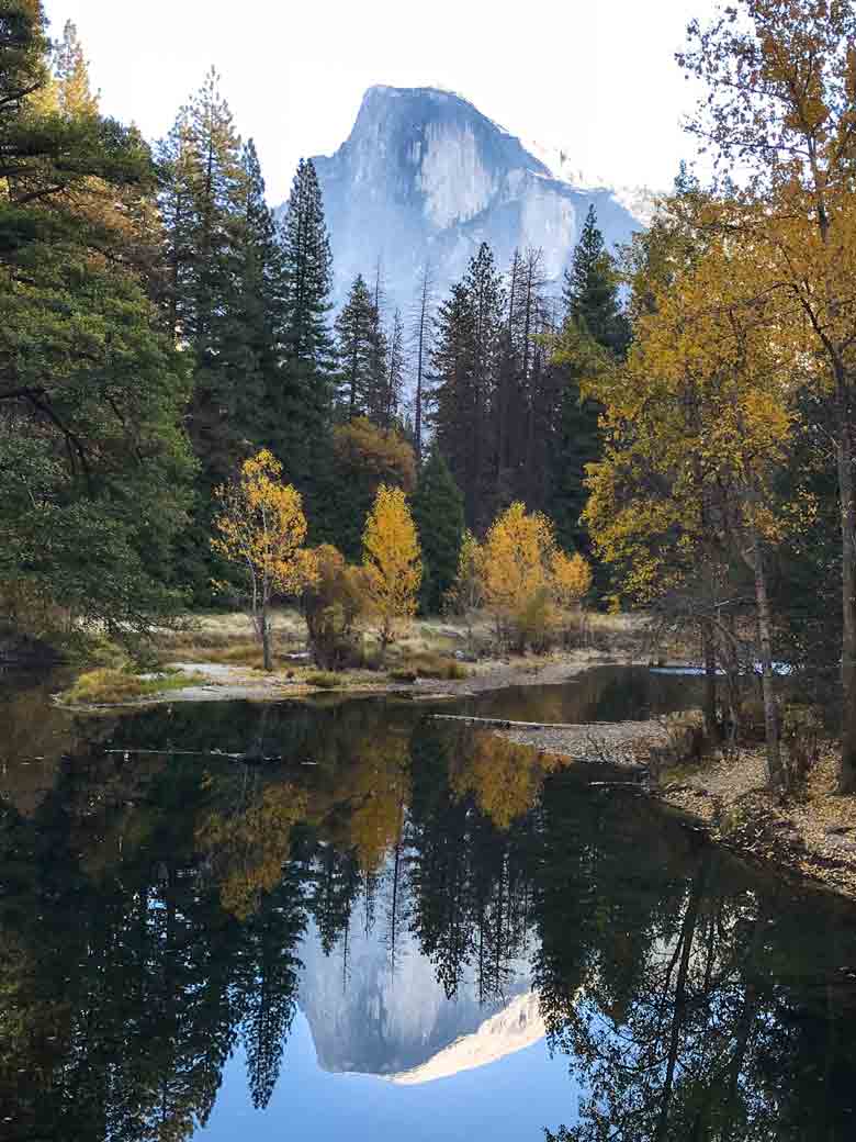 A view of Half Dome in Yosemite National Park. We visit the park most times we are in California to raft the Kern River.
